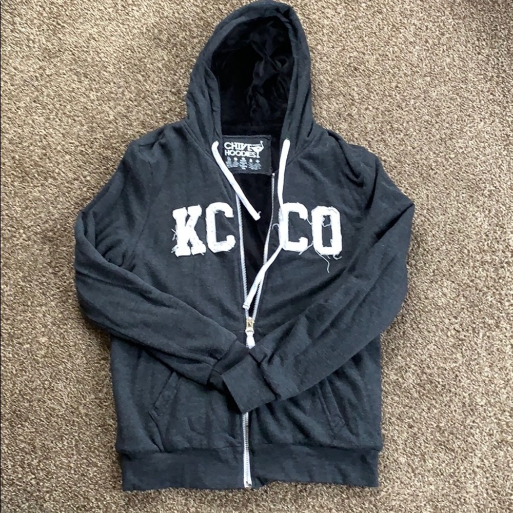Keep calm and chive on hoodie